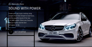 Fuente Imagen: http://soundwithpower.mercedes-benz.co.uk/ (captura de pantalla)