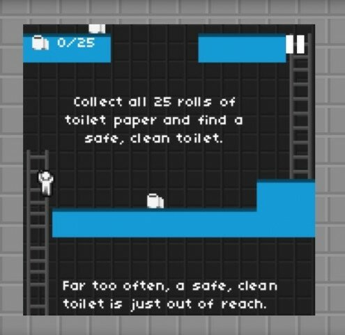 Toilet Trek Juego de Unicef para visibilizar crisis sanitaria 