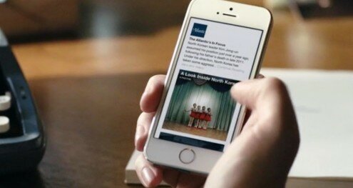 Paper, el nuevo producto de Facebook. Imagen: vimeo.com (captura de pantalla)