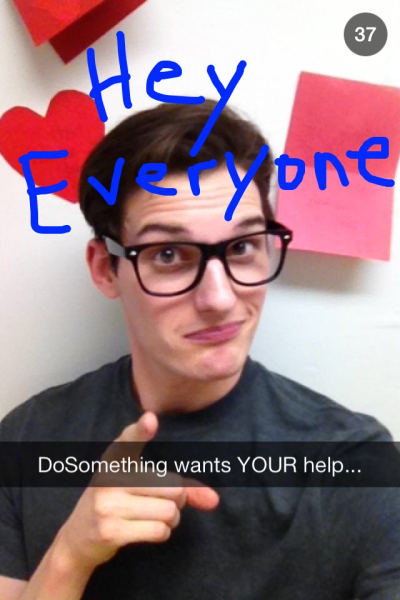 Campaña de DoSomething.org por Snapchat
