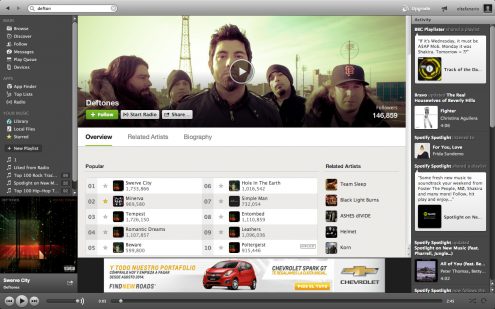 Spotify music streaming música online