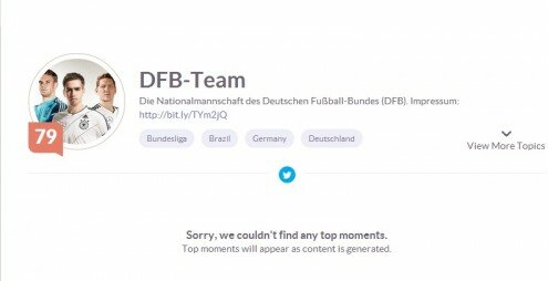 Klout Score de Alemania @DFB_Team