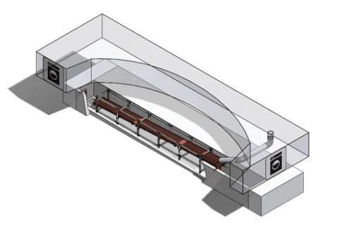 Modular heat exchange panel system. Imagen: ecodrain.ca/en/products/