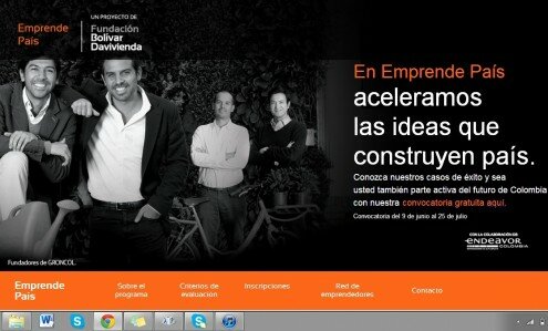 Programa de aceleración Emprende País. Imagen: emprendepais.com/