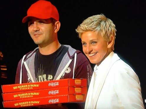 Coca-Cola quedó expuesta gracias al pedido de pizza que hizo Ellen DeGeneres 