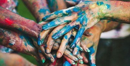 Colorful-hands-unity-togetherness-teamwork-000052896340_Medium