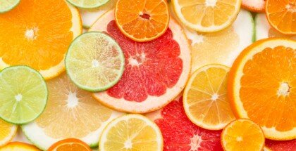 background of citrus slices